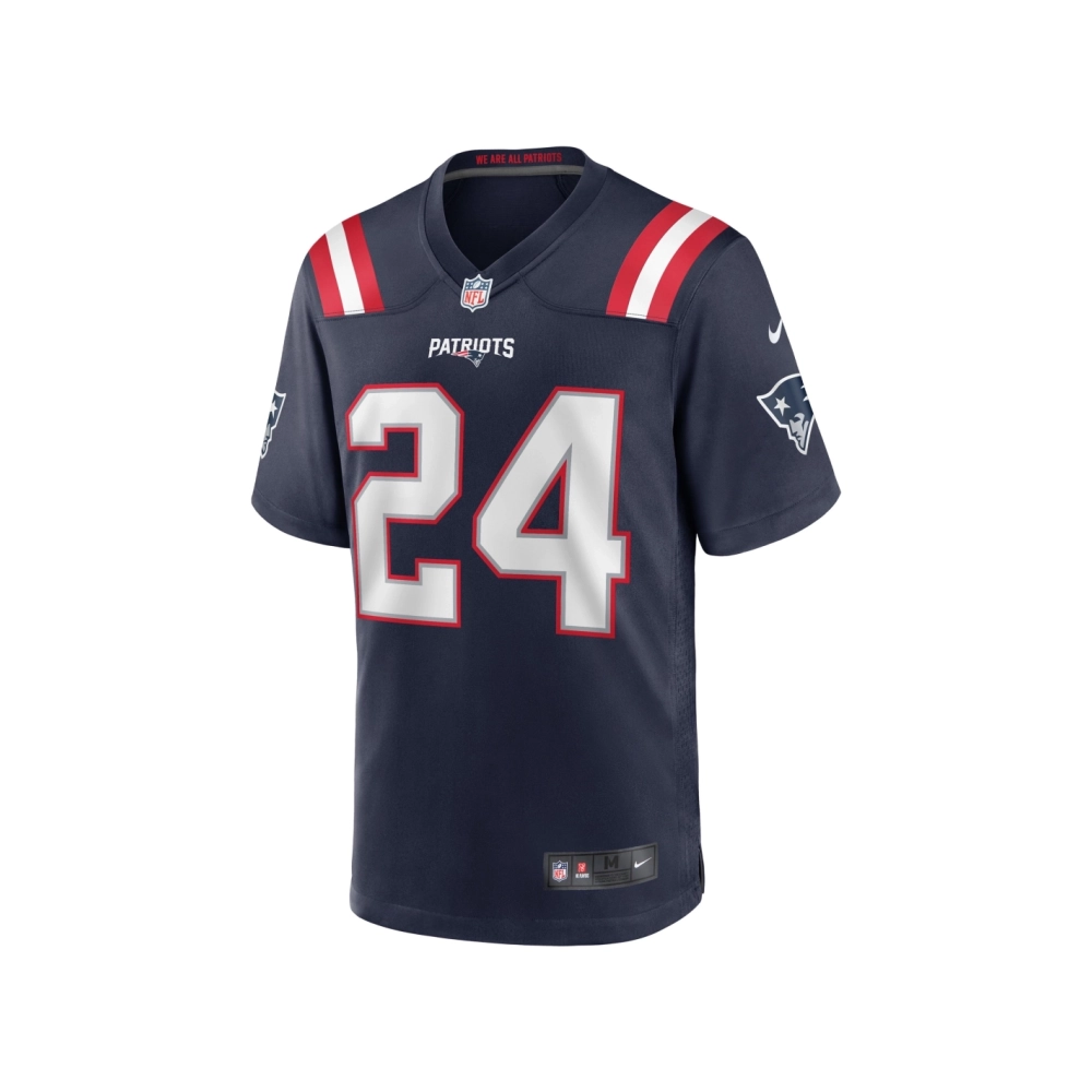 Mens New England Patriots Joshuah Bledsoe Navy Game Player Jersey
