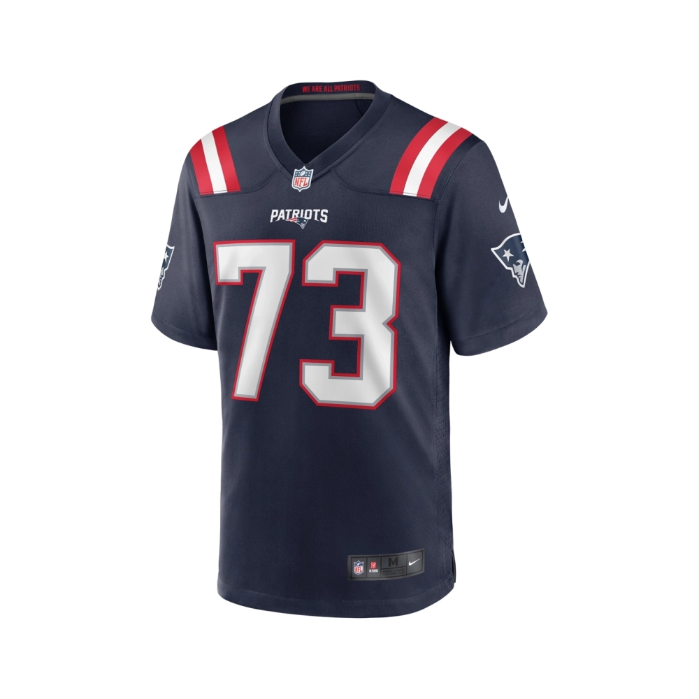 Mens New England Patriots John Hannah Navy Game Retired Player Jersey