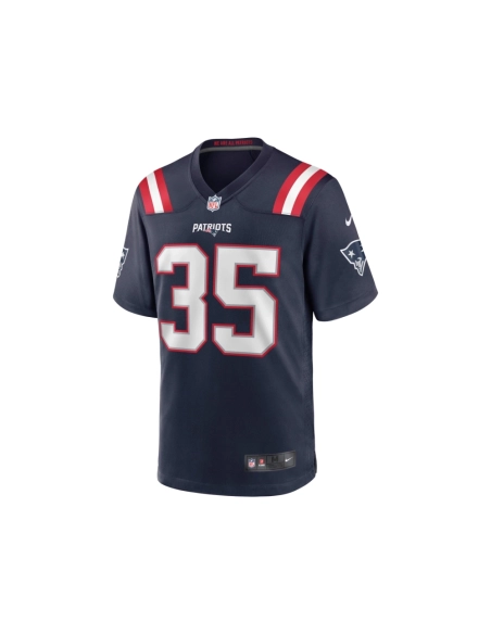 Mens New England Patriots Jim Nance Navy Retired Player Jersey
