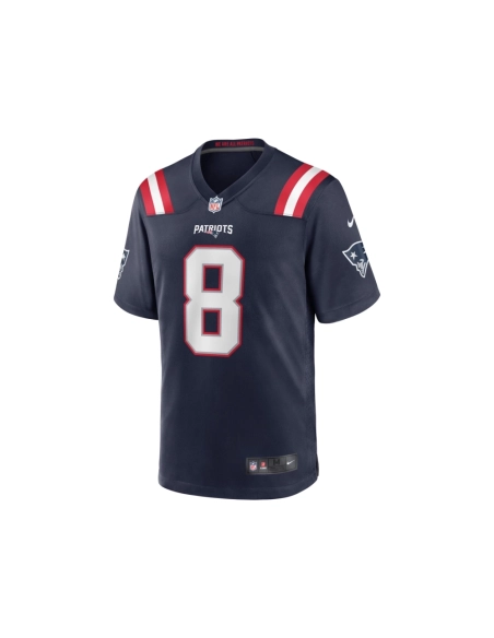 Mens New England Patriots JaWhaun Bentley Navy Game Player Jersey