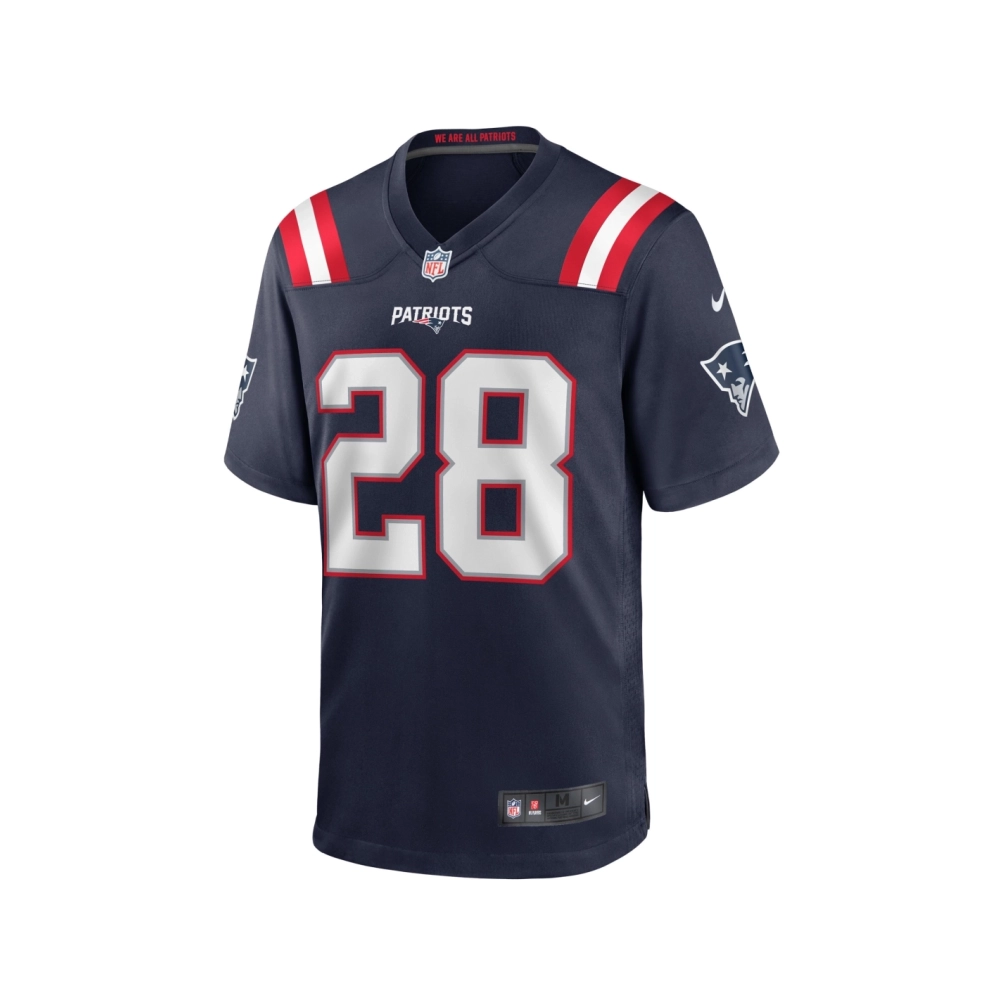 Mens New England Patriots James White Navy Game Player Jersey