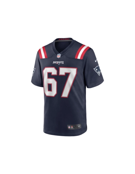 Mens New England Patriots Jake Andrews Navy Team Game Jersey