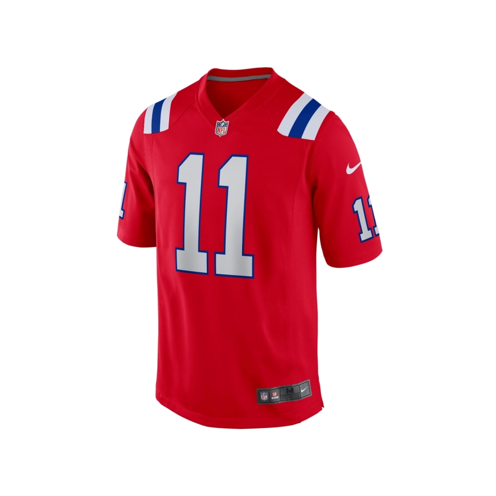 Mens New England Patriots Drew Bledsoe Red Retired Player Alternate Game Jersey