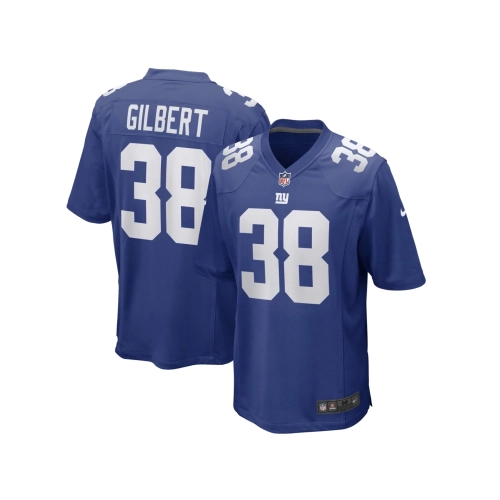 Mens New York Giants Zyon Gilbert Royal Game Player Jersey