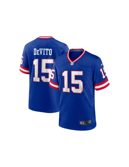 Mens New York Giants Tommy DeVito Royal Alternate Player Game Jersey