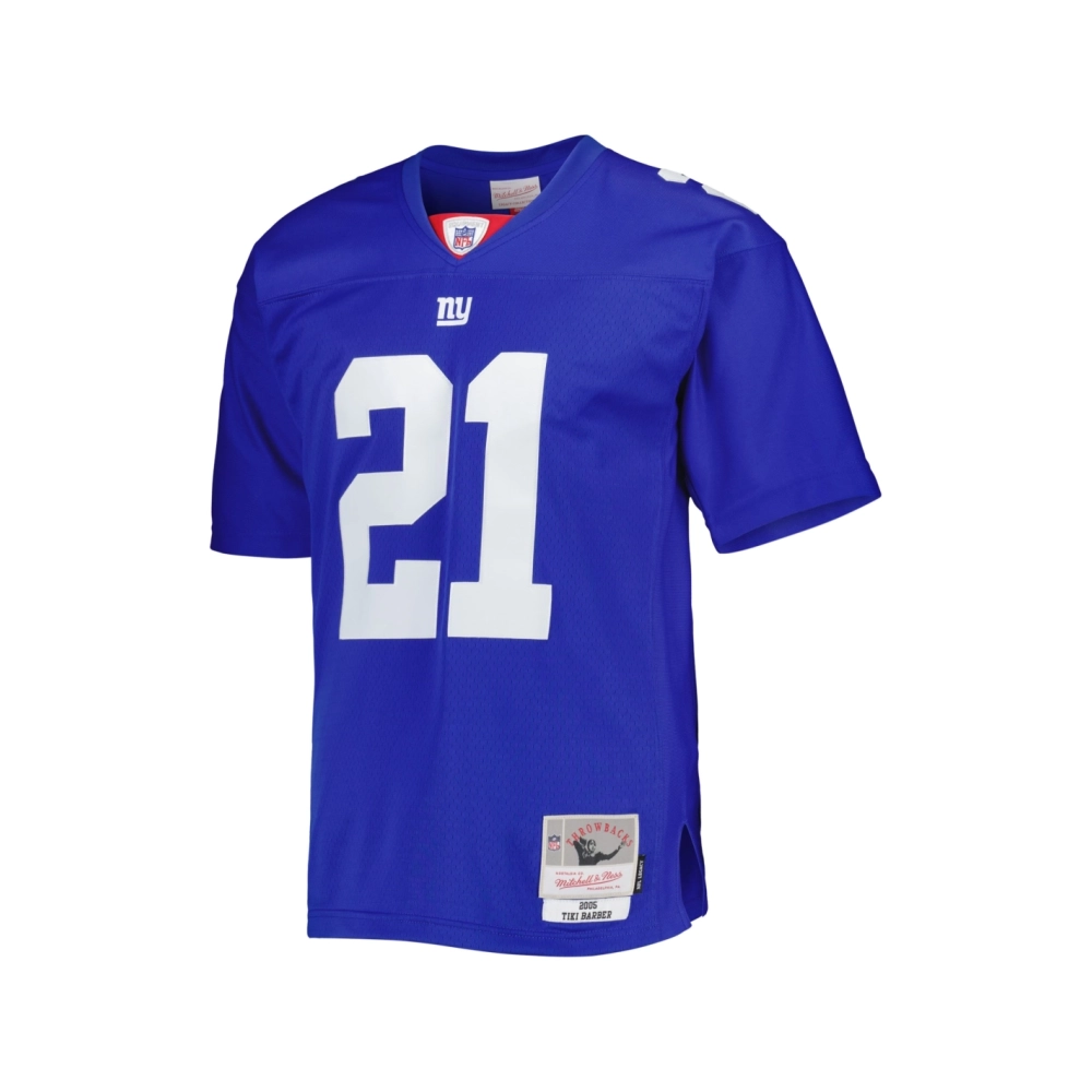 Mens New York Giants Tiki Barber Royal Legacy Replica Jersey