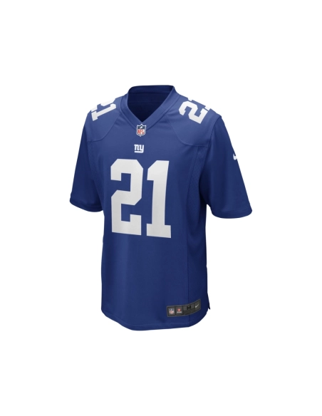Mens New York Giants Tiki Barber Royal Game Retired Player Jersey