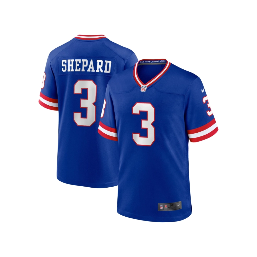 Mens New York Giants Sterling Shepard Royal Classic Player Game Jersey