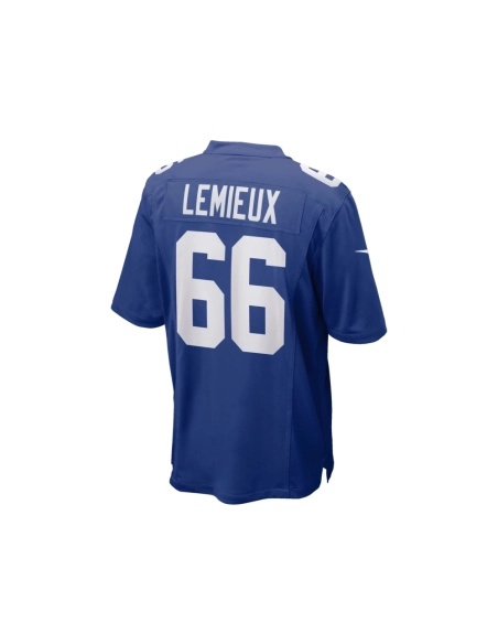 Mens New York Giants Shane Lemieux Royal Game Jersey
