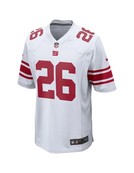 Mens New York Giants Saquon Barkley White Game Jersey