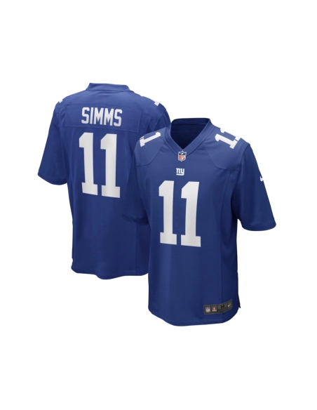 Mens New York Giants Phil Simms Royal Game Retired Player Jersey