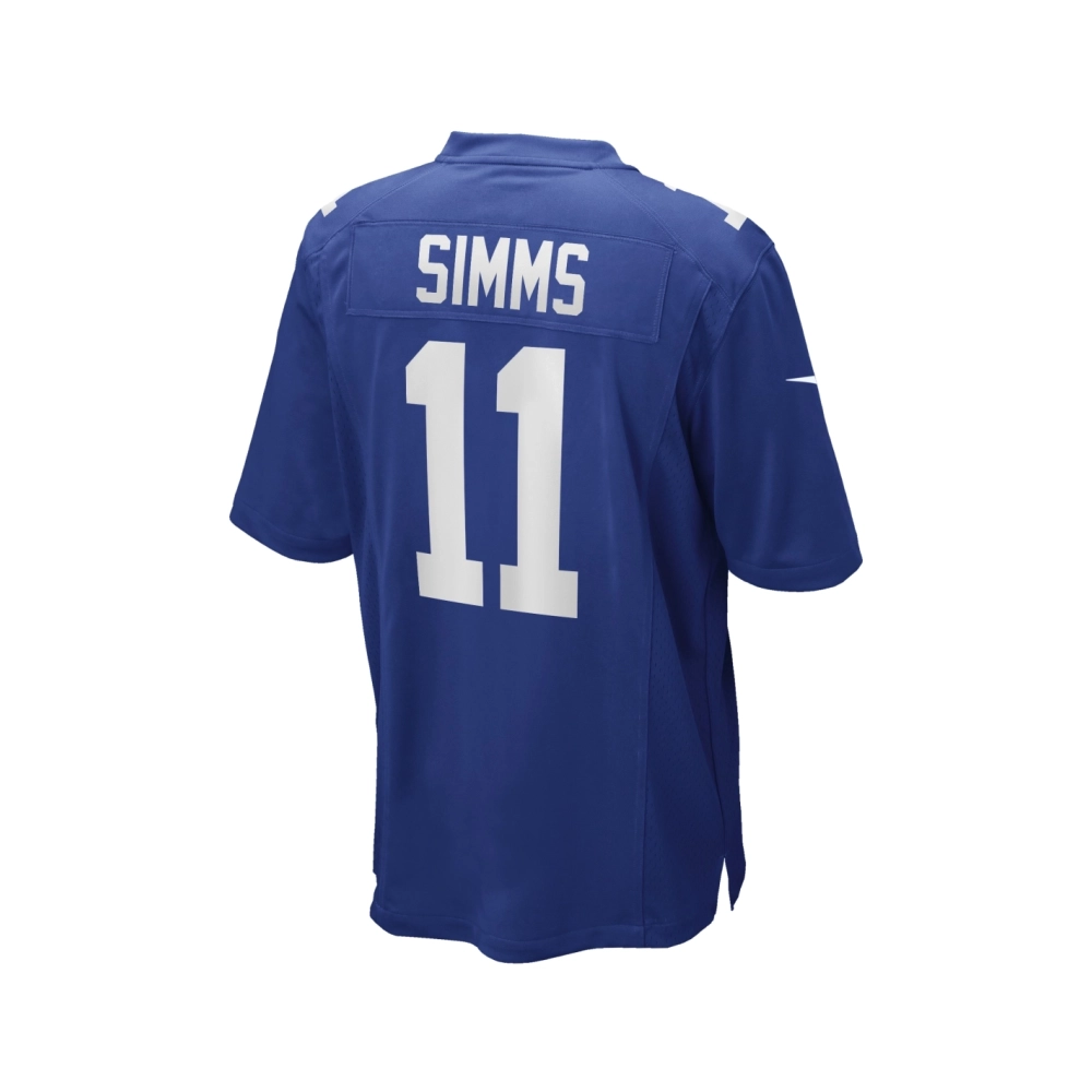 Mens New York Giants Phil Simms Royal Game Retired Player Jersey