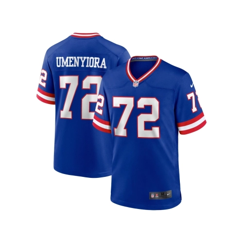 Mens New York Giants Osi Umenyiora Royal Classic Retired Player Game Jersey