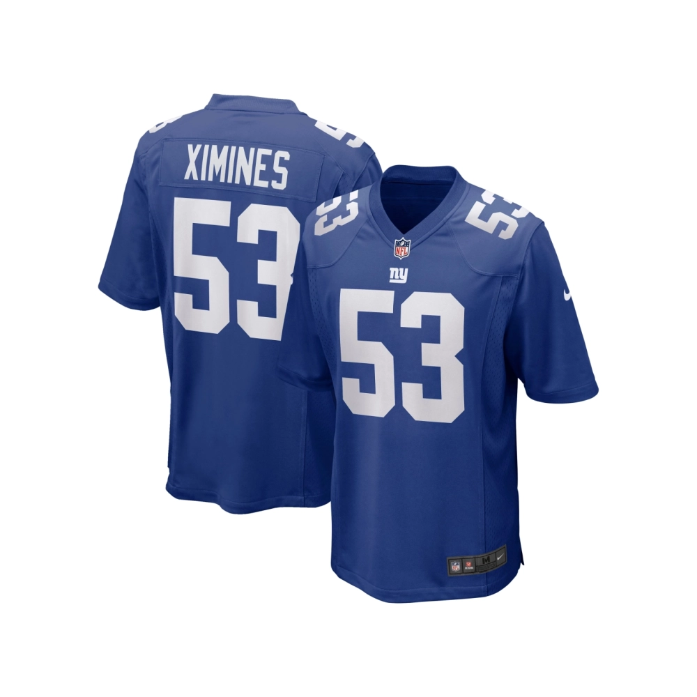 Mens New York Giants Oshane Ximines Royal Game Jersey