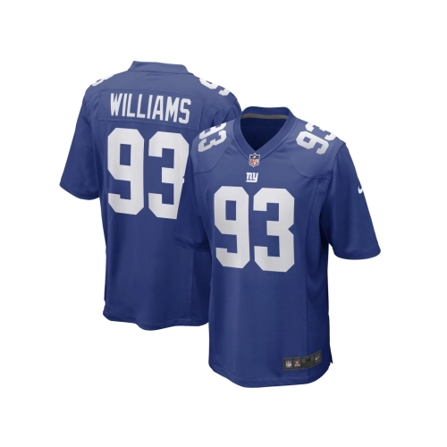 Mens New York Giants Nick Williams Royal Game Player Jersey