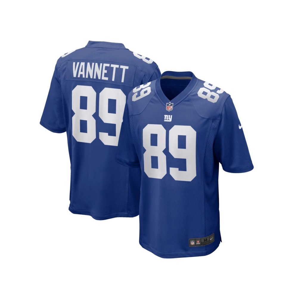 Mens New York Giants Nick Vannett Royal Home Game Player Jersey