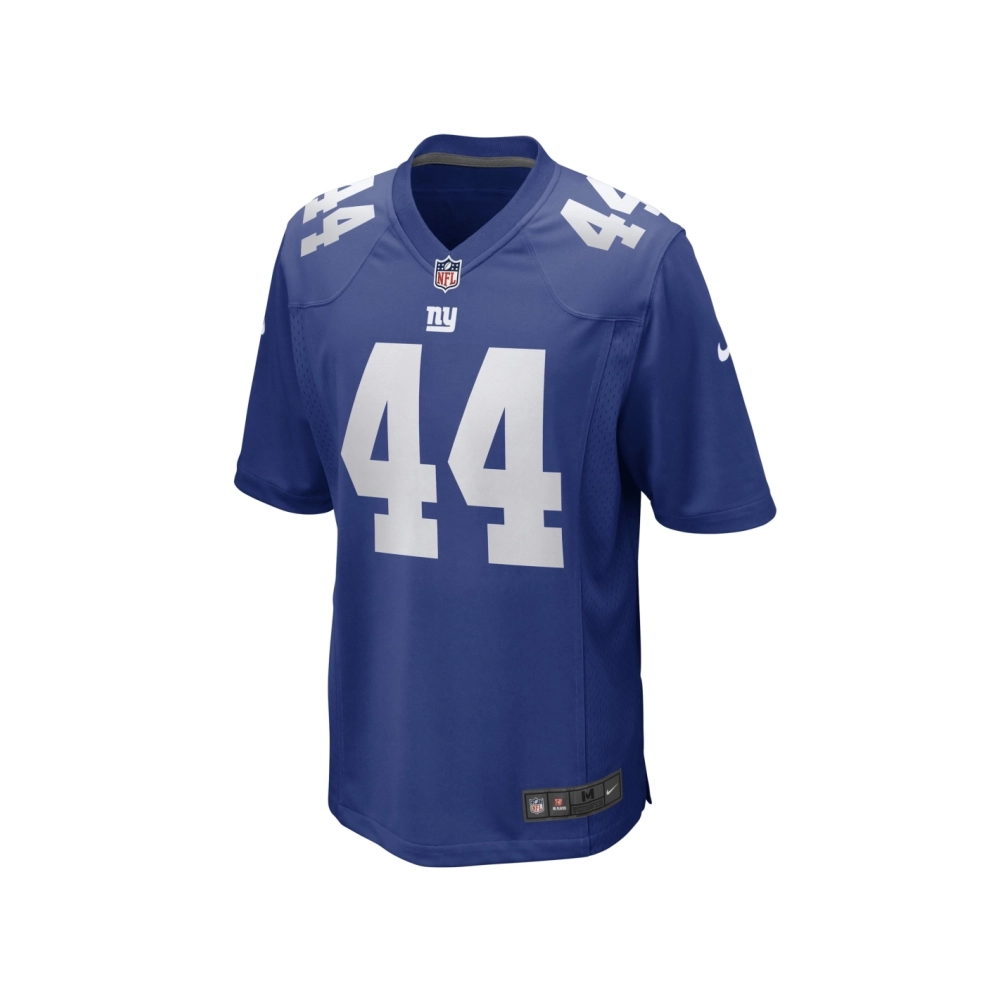 Mens New York Giants Nick McCloud Royal Game Player Jersey