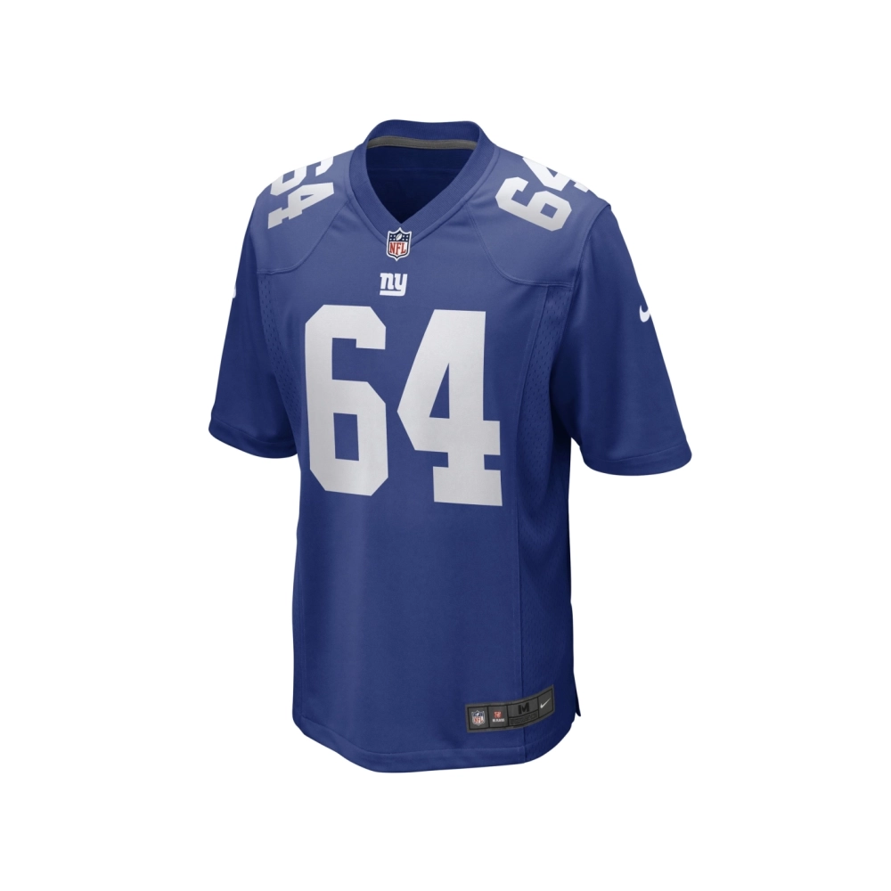 Mens New York Giants Mark Glowinski Royal Game Player Jersey