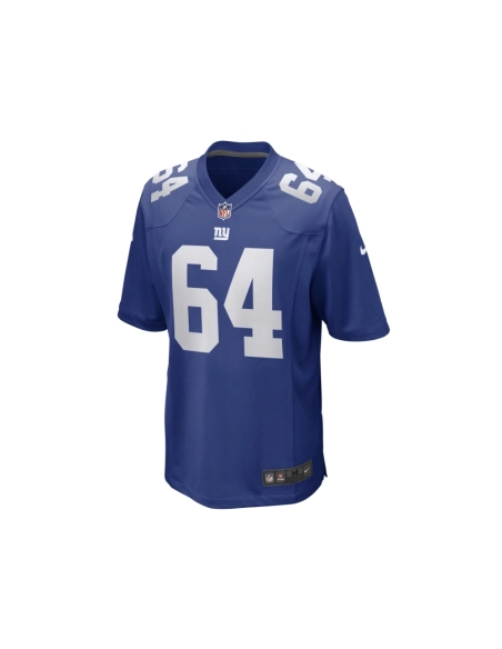 Mens New York Giants Mark Glowinski Royal Game Player Jersey