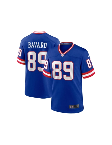 Mens New York Giants Mark Bavaro Royal Classic Retired Player Game Jersey