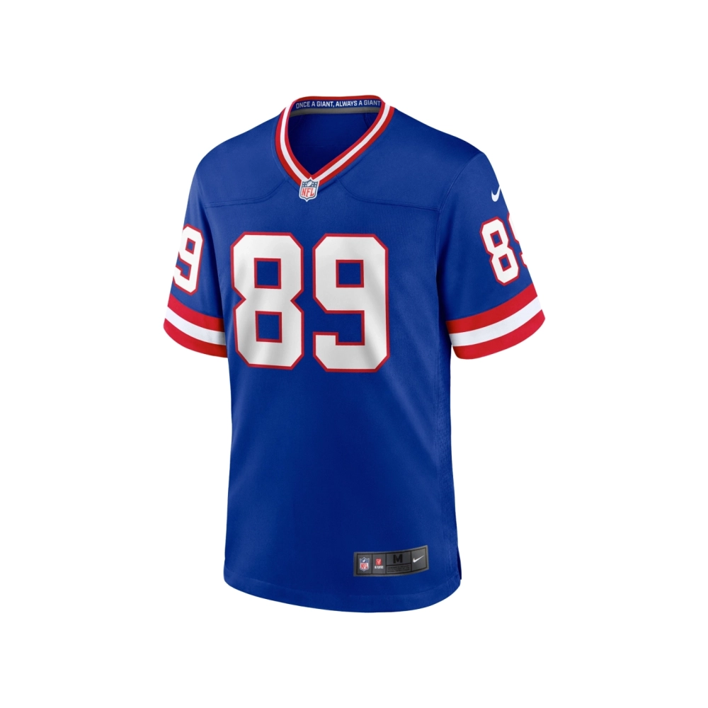 Mens New York Giants Mark Bavaro Royal Classic Retired Player Game Jersey