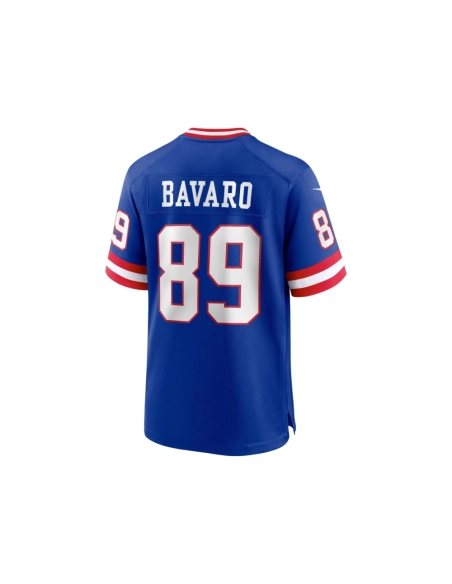 Mens New York Giants Mark Bavaro Royal Classic Retired Player Game Jersey