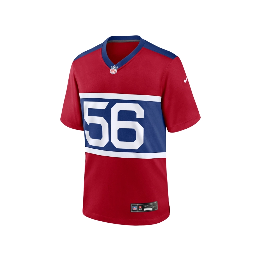 Mens New York Giants Lawrence Taylor Century Red Alternate Retired Player Game Jersey