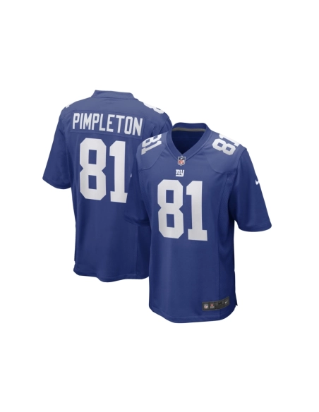 Mens New York Giants Kalil Pimpleton Royal Game Player Jersey