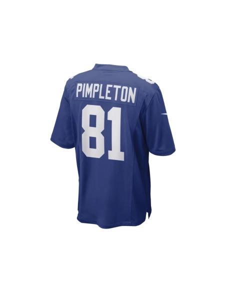 Mens New York Giants Kalil Pimpleton Royal Game Player Jersey