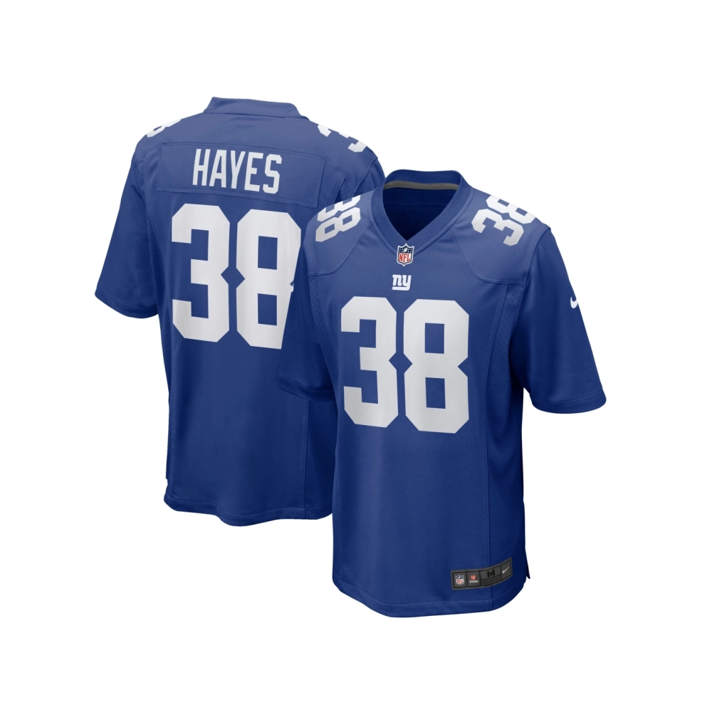 Mens New York Giants Kaleb Hayes Royal Game Jersey