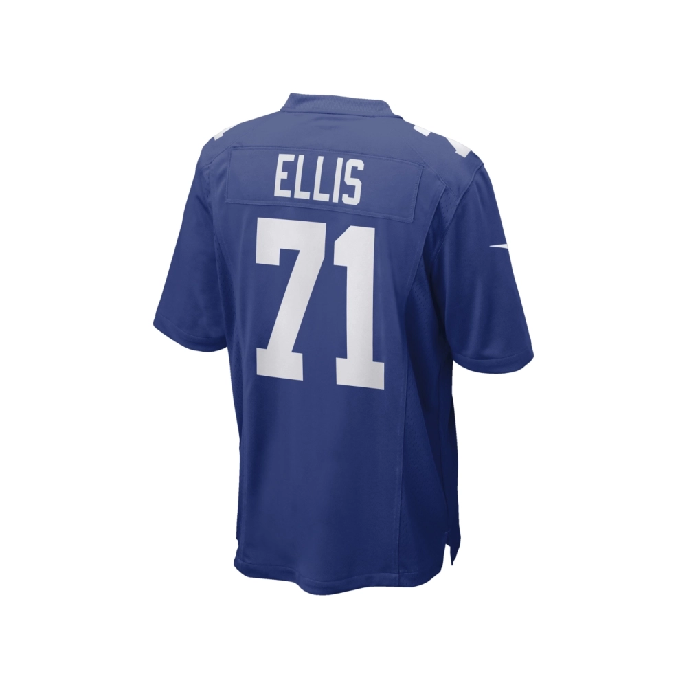Mens New York Giants Justin Ellis Royal Game Player Jersey