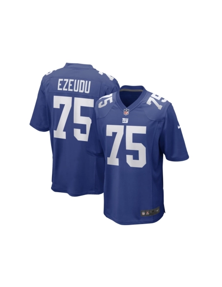 Mens New York Giants Joshua Ezeudu Royal Game Player Jersey