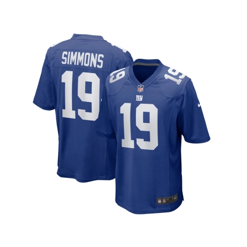 Mens New York Giants Isaiah Simmons Royal Team Game Jersey