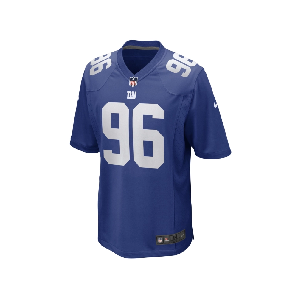 Mens New York Giants Henry Mondeaux Royal Game Player Jersey