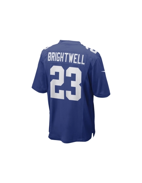 Mens New York Giants Gary Brightwell Royal Team Game Player Jersey