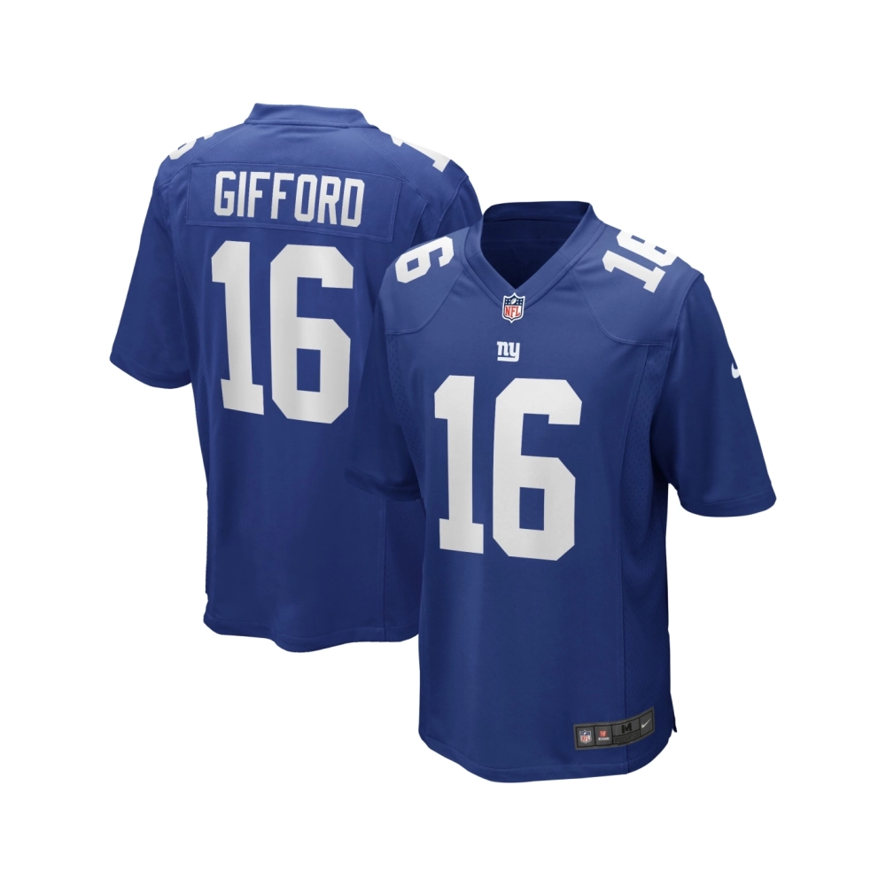 Mens New York Giants Frank Gifford Royal Game Retired Player Jersey