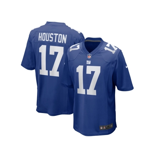Mens New York Giants Dennis Houston Royal Team Game Jersey