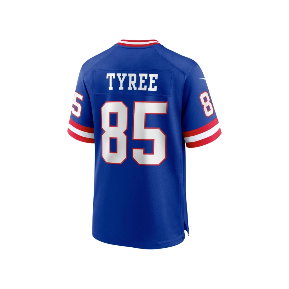 Mens New York Giants David Tyree Royal Classic Retired Player Game Jersey