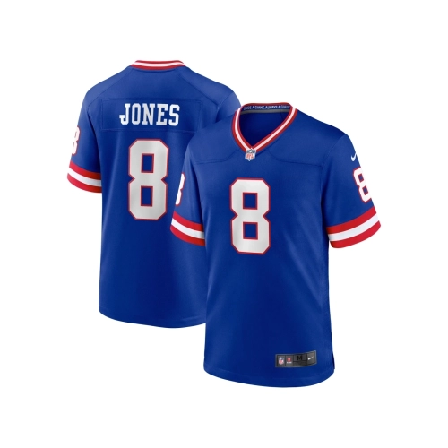 Mens New York Giants Daniel Jones Royal Classic Player Game Jersey