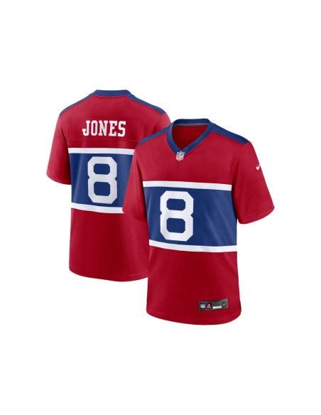Mens New York Giants Daniel Jones Century Red Alternate Player Game Jersey