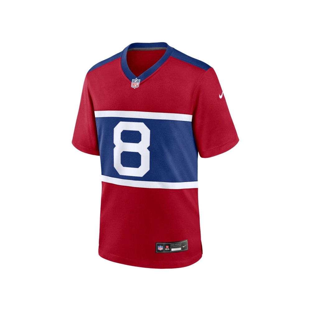 Mens New York Giants Daniel Jones Century Red Alternate Player Game Jersey