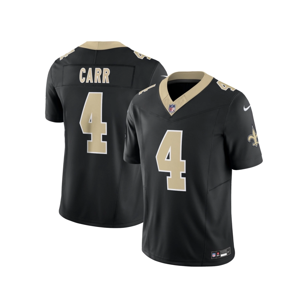 Mens New Orleans Saints Derek Carr Black Vapor F.U.S.E. Limited Jersey