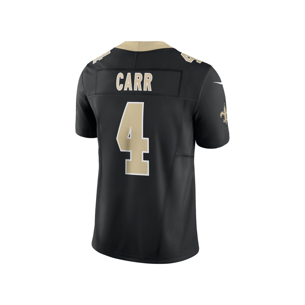 Mens New Orleans Saints Derek Carr Black Vapor F.U.S.E. Limited Jersey