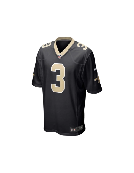 Mens New Orleans Saints Wil Lutz Black Game Jersey