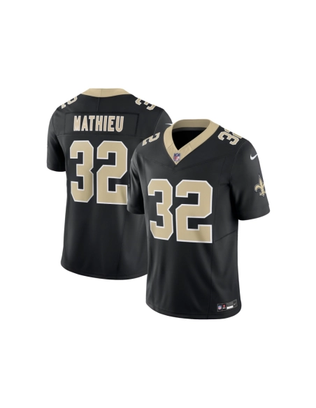Mens New Orleans Saints Tyrann Mathieu Black Vapor F.U.S.E. Limited Jersey