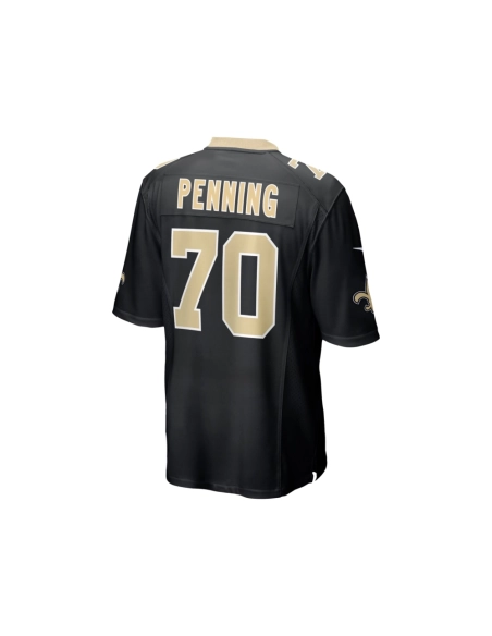 Mens New Orleans Saints Trevor Penning Black Game Player Jersey