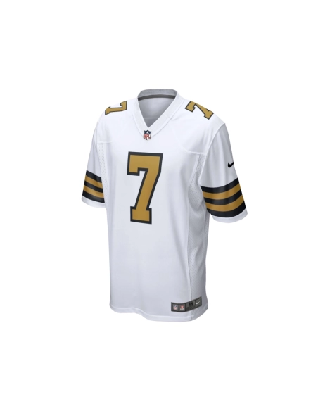 Mens New Orleans Saints Taysom Hill White Alternate Game Jersey