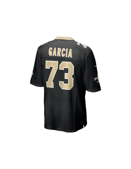 Mens New Orleans Saints Max Garcia Black Team Game Jersey
