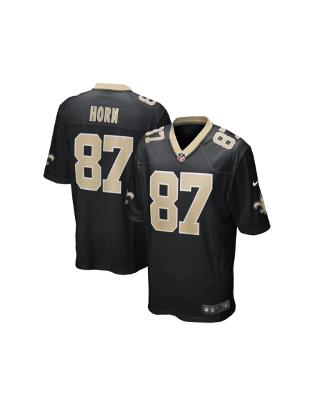 Mens New Orleans Saints Joe Horn Black Game Retired Player Jersey