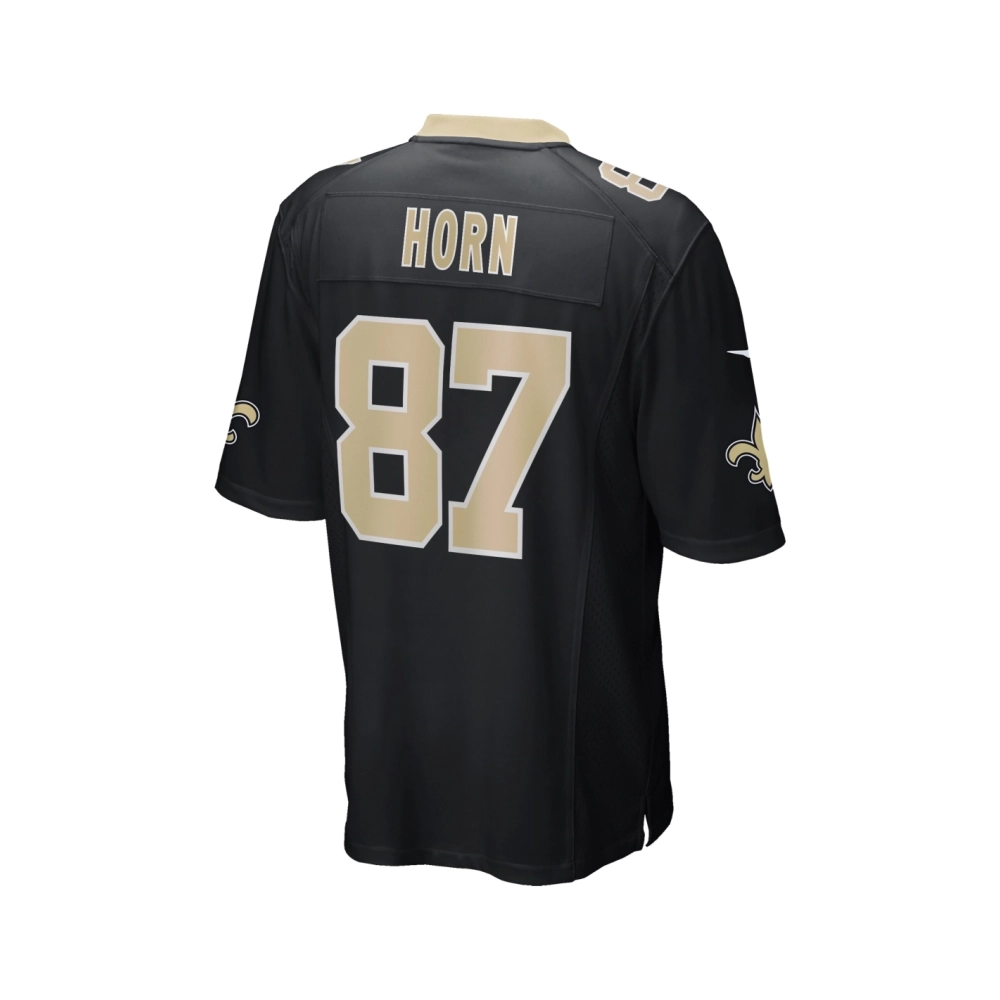 Mens New Orleans Saints Joe Horn Black Game Retired Player Jersey